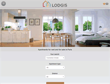 Tablet Screenshot of lodgis.com
